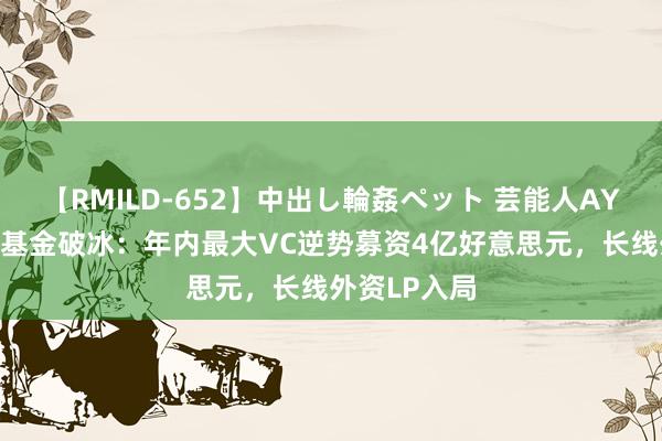 【RMILD-652】中出し輪姦ペット 芸能人AYA 好意思元基金破冰：年内最大VC逆势募资4亿好意思元，长线外资LP入局